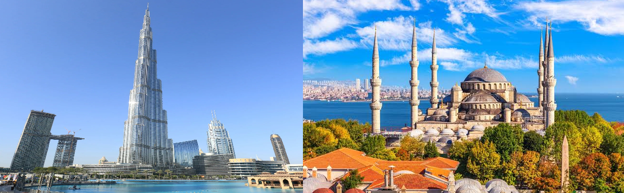 Dubai to Instanbul